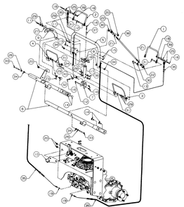 Upper Handle Assembly Diagram and Parts List for 4815F-PRO 556C465M100 Cub Cadet Lawn Mower